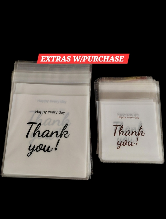 Shipping Supplies Other - 40ct. Large and Small Resealable Thank You Bags 20-3x4/20 2x3